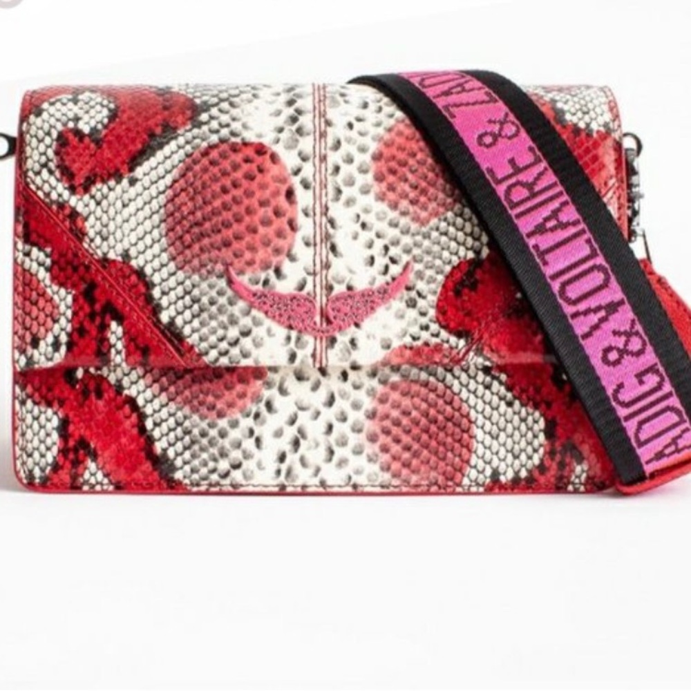 Zadig & Voltaire Lolita Wild Bag Snakeskin-Print